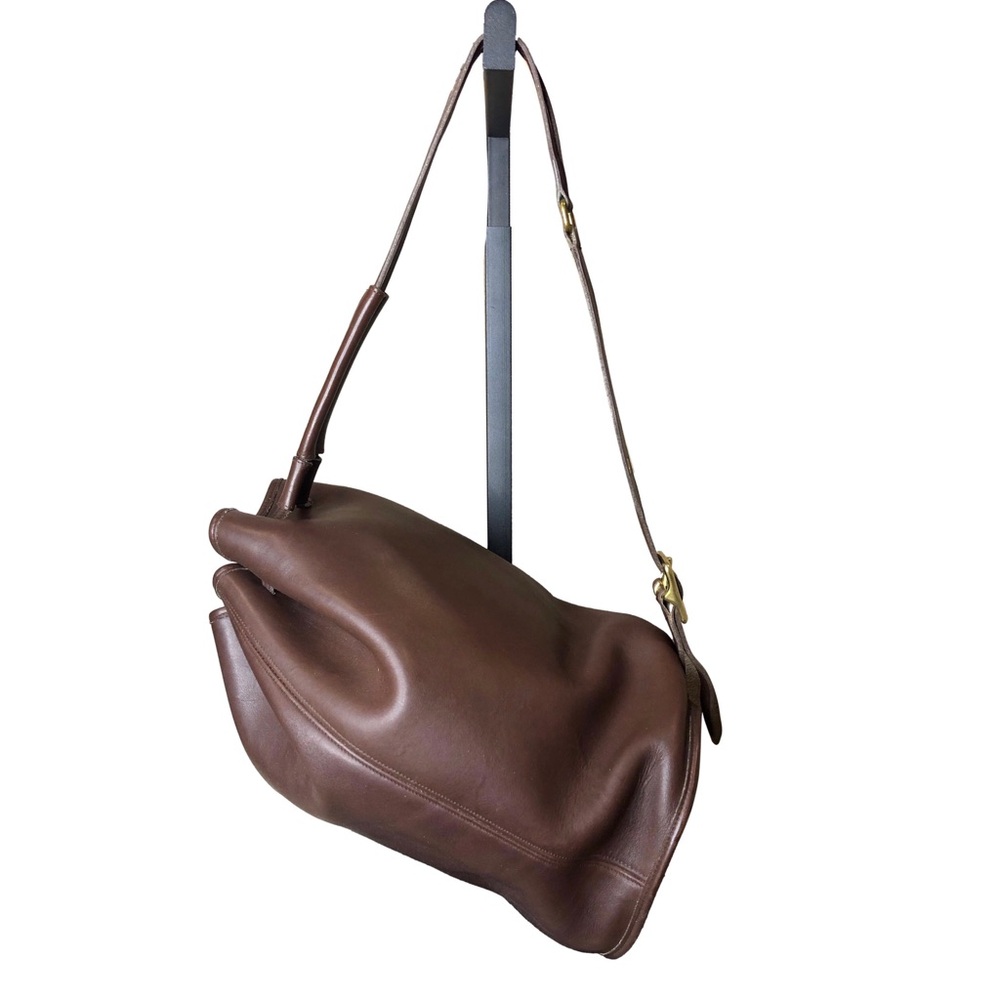 Vintage COACH Mahogany Glove Tanned Leather Sling Backpack Shoulder Bag 9929 - Picture 14 of 16